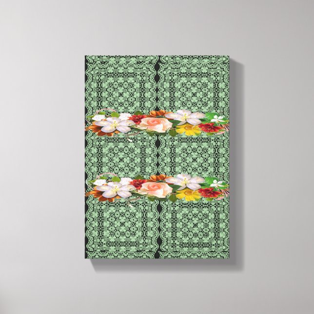 Stretched Canvas Print Mother's Day Floral (Front)
