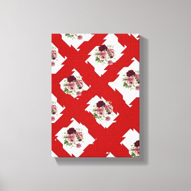 Stretched Canvas Print Mother's Day Floral (Front)