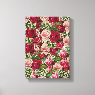 Stretched Canvas Print Mother's Day Floral
