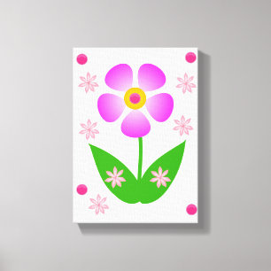 Stretched Canvas Print Mother's Day Floral