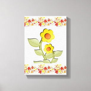 Stretched Canvas Print Mother's Day Floral