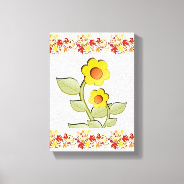 Stretched Canvas Print Mother's Day Floral (Front)