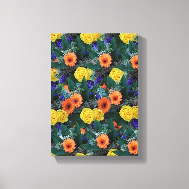 Stretched Canvas Print Mother's Day Floral (Front)