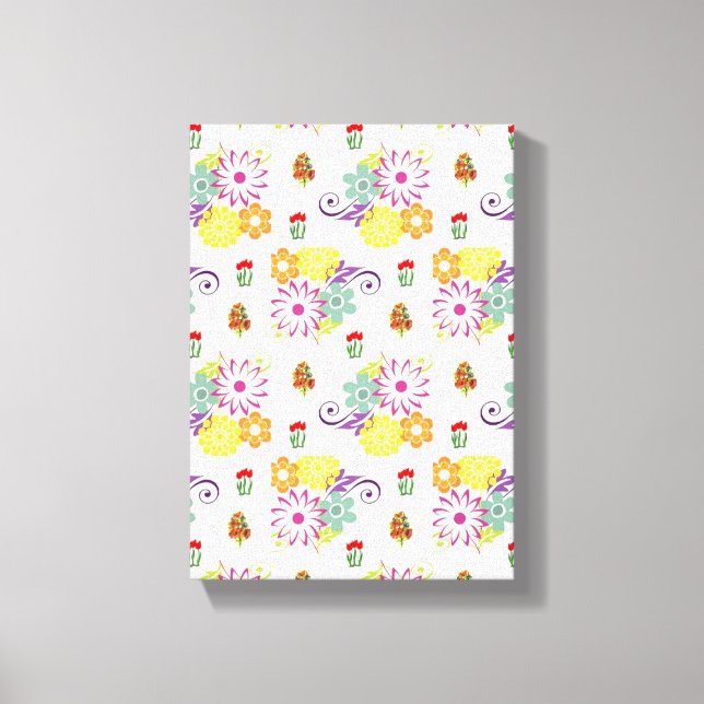 Stretched Canvas Print Mother's Day Floral (Front)