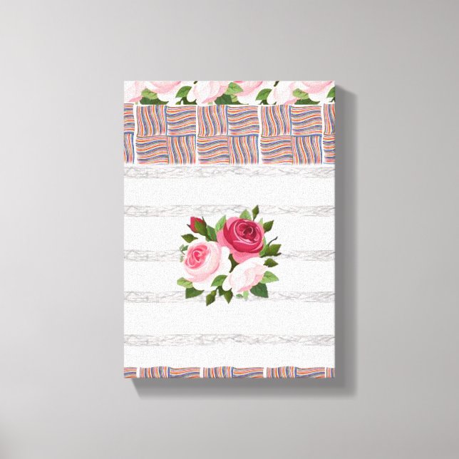 Stretched Canvas Print Mother's Day Floral (Front)