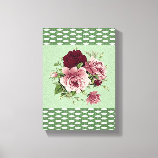 Stretched Canvas Print Mother's Day Floral (Front)