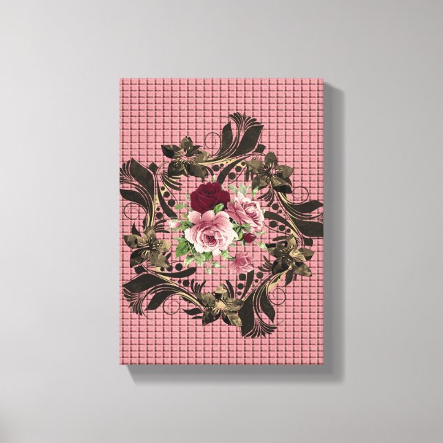Stretched Canvas Print Mother's Day Floral (Front)