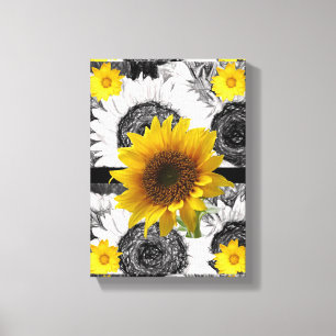 Stretched Canvas Print Mother's Day Sunflower