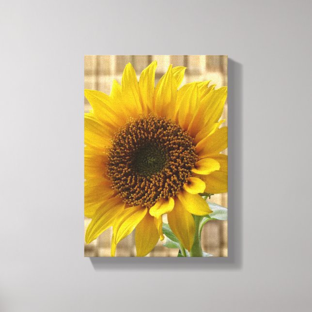 Stretched Canvas Print Mother's Day Sunflower (Front)