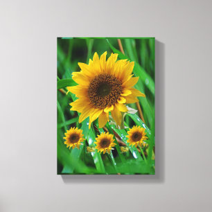 Stretched Canvas Print Mother's Day Sunflower