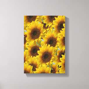 Stretched Canvas Print Mother's Day Sunflower