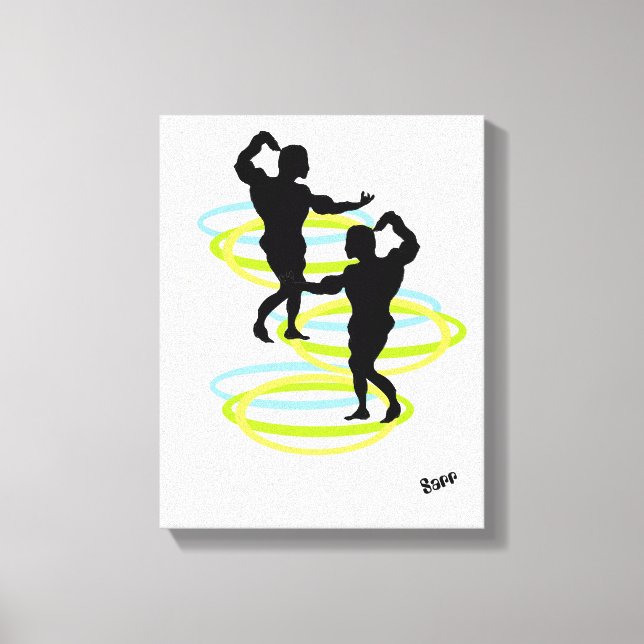 Stretched Canvas Print : Movement (Front)