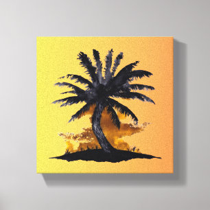 Stretched Canvas Print - Palm Tree