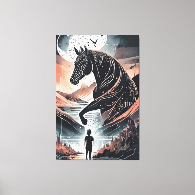 Stretched Canvas Print penting (Front)