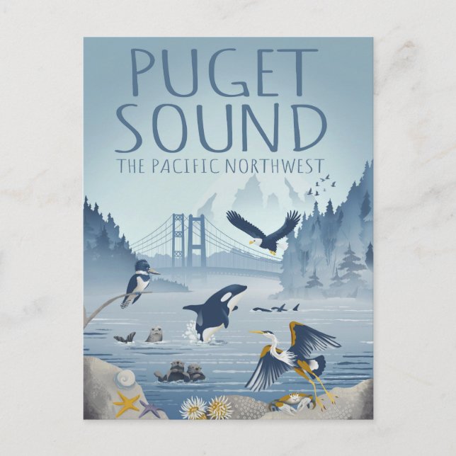 Stretched Canvas Print Postcard (Front)