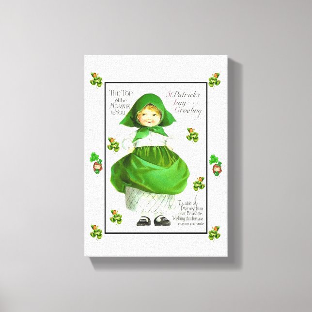 Stretched Canvas Print St. Patrick's Day (Front)