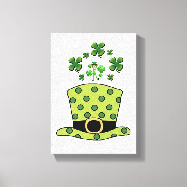 Stretched Canvas Print St. Patrick's Day (Front)