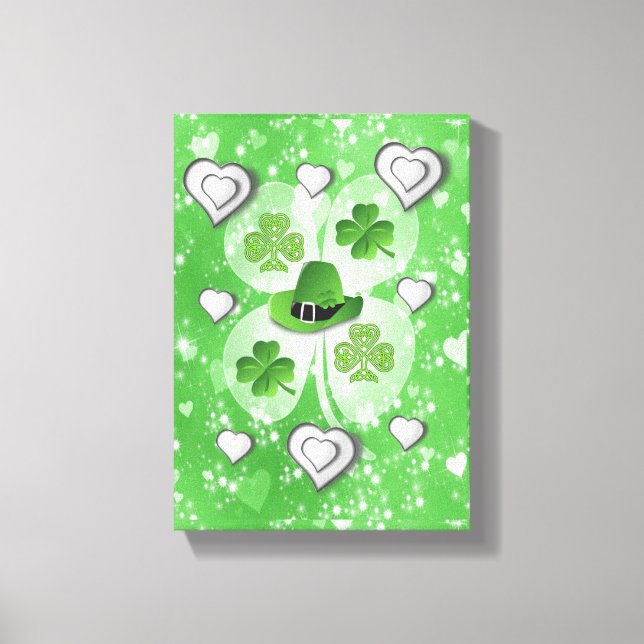 Stretched Canvas Print St. Patrick's Day (Front)