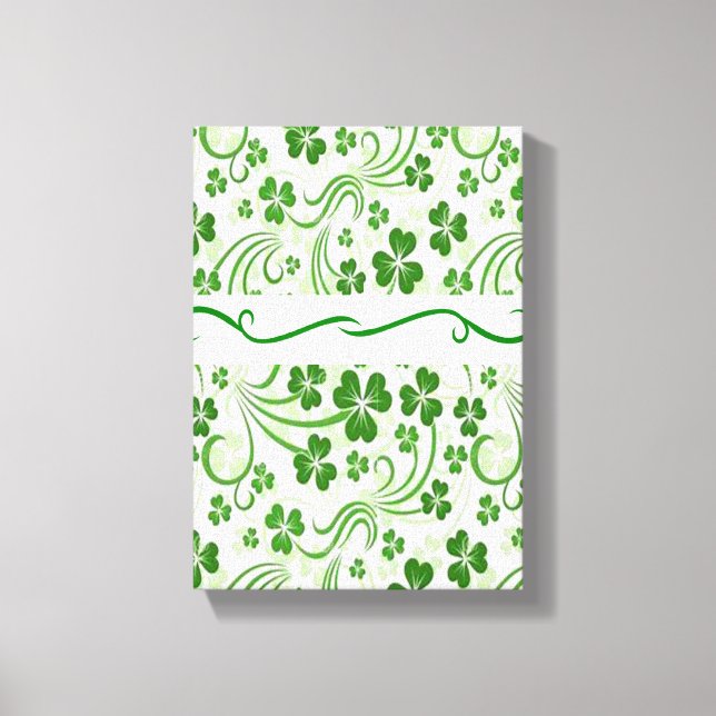 Stretched Canvas Print St. Patrick's Day (Front)