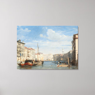 Stretched Canvas Print the frand canal