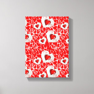 Stretched Canvas Print Valentine's Day