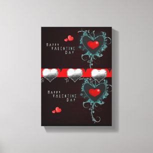 Stretched Canvas Print Valentine's Day