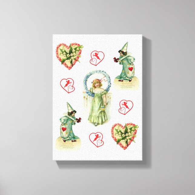 Stretched Canvas Print Valentine's Day (Front)