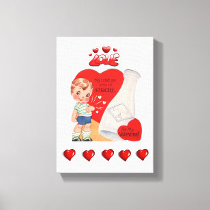 Stretched Canvas Print Valentine's Day