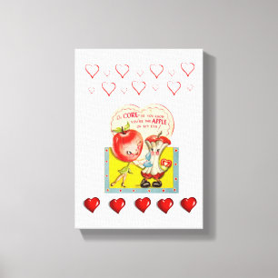 Stretched Canvas Print Valentine's Day