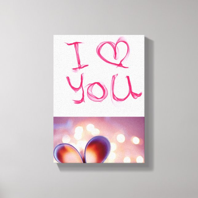 Stretched Canvas Print Valentine's Day (Front)