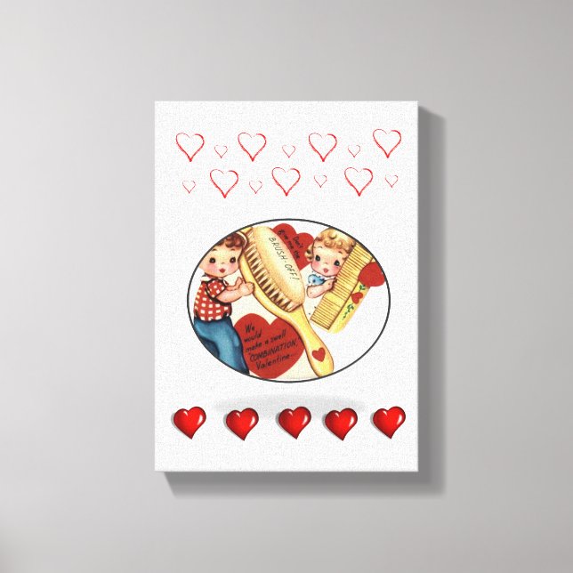 Stretched Canvas Print Valentine's Day (Front)