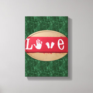 Stretched Canvas Print Valentine's Day Love