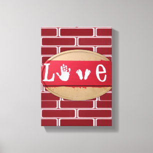 Stretched Canvas Print Valentine's Day Love
