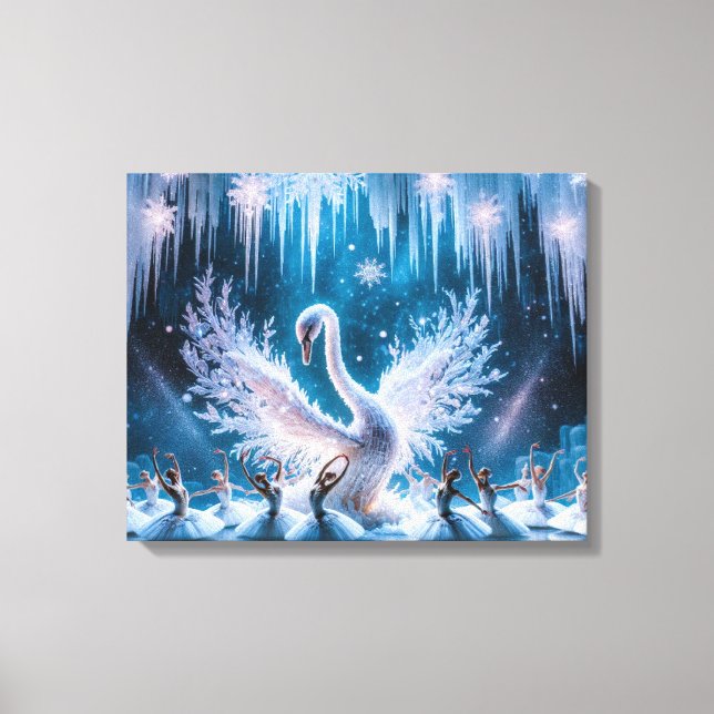 Stretched Canvas Print Winter  (Front)