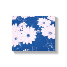 stretched canvas print with beautiful flower image