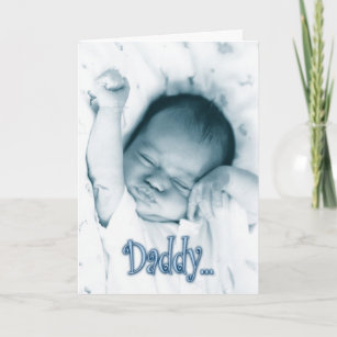 Stretching Baby Boy - Father's Day from Son Card