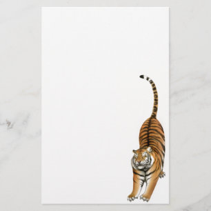 Stretching Bengal Tiger Stationery