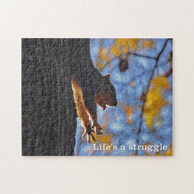 Stretching Squirrel Jigsaw Puzzle (Horizontal)