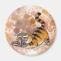 Stretching Tiger Magnet