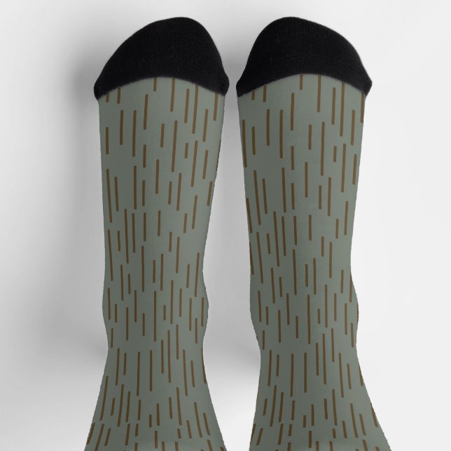 Strichtarn Raindrop Camouflage Rain Pattern Camo Socks (Top)