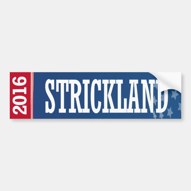 Strickland - Ted Strickland 2016 Bumper Sticker (Front)