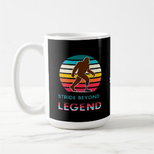 Stride Beyond Legend Sasquatch Amputee Vintage  Coffee Mug