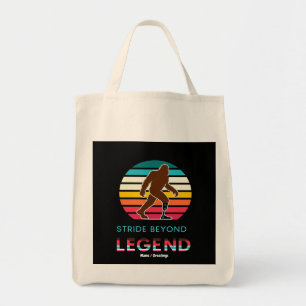 Stride Beyond Legend Sasquatch Amputee Vintage Tote Bag