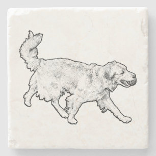 Stride of Focus Stone Coaster
