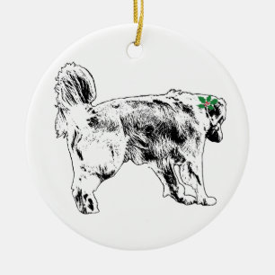 Stride On The Branch Ceramic Tree Decoration