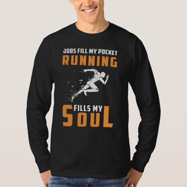 Stride & Success: Running-Driven Soul Tee - Race t (Front)
