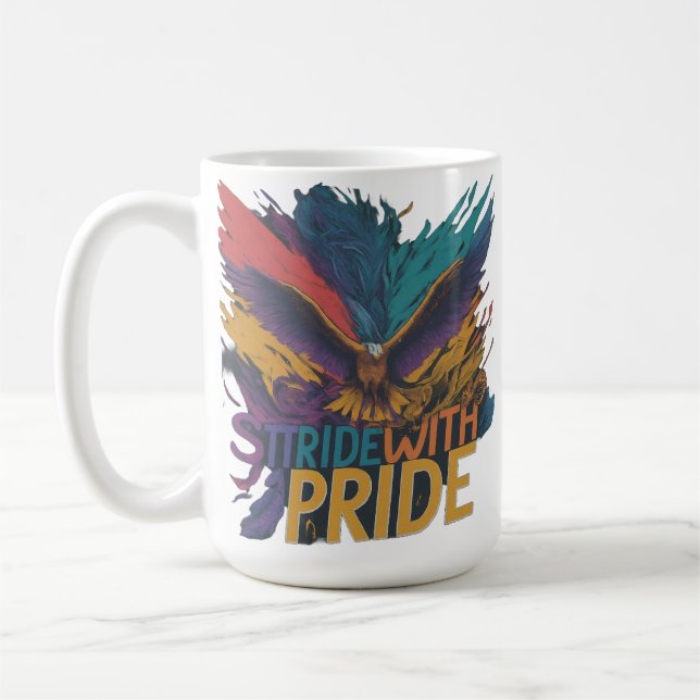 Stride with Pride Coffee Mug (Left)