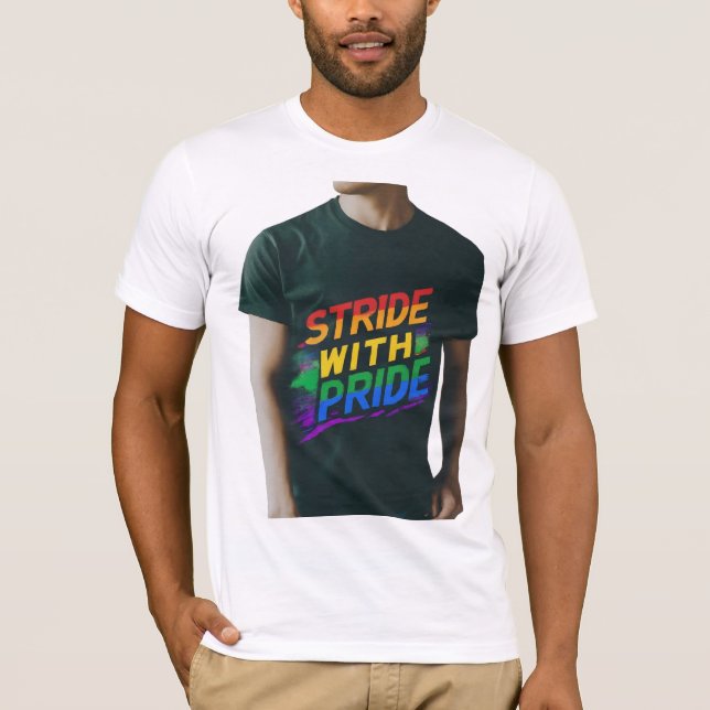 Stride with Pride T-Shirt (Front)