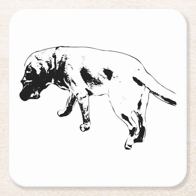 Strides & Stories Square Paper Coaster (Front)