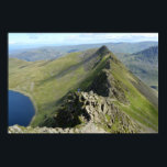 Striding Edge - English Lake District Poster<br><div class="desc">'Striding Edge' - English Lake District - by Mike Paget</div>